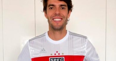 Kaká, melhor do mundo em 2007 e revelado pelo São Paulo, completou 40 anos em abril. (Foto: Twitter do São Paulo)