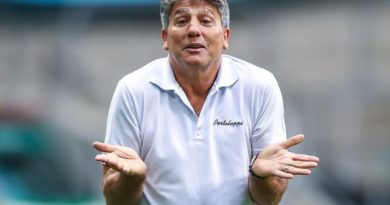 Renato Portaluppi, técnico do Grêmio, quer lateral do São Paulo para 2023. (Foto: Twitter do Grêmio)