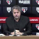 Julio Casares avalia que São Paulo tem colocado em prática cerca de 80% do que foi prometido em campanha. (Foto: Twitter do São Paulo)