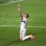Luciano celebra gol do título paulista contra Palmeiras. (Foto: Twitter do São Paulo)