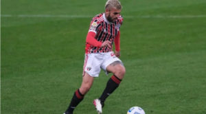 Liziero foi campeão paulista com o São Paulo em 2021. (Foto: X do SPFC)