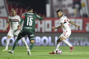 São Paulo deixou escapar vitória no Morumbi contra Palmeiras pela Copa Libertadores. (Foto: Twitter da Libertadores)