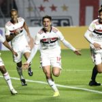 Vitor Bueno marcou na vitória do São Paulo contra o Grêmio por 2 a 1 pelo Brasileirão. (Foto: Marcos Ribolli)