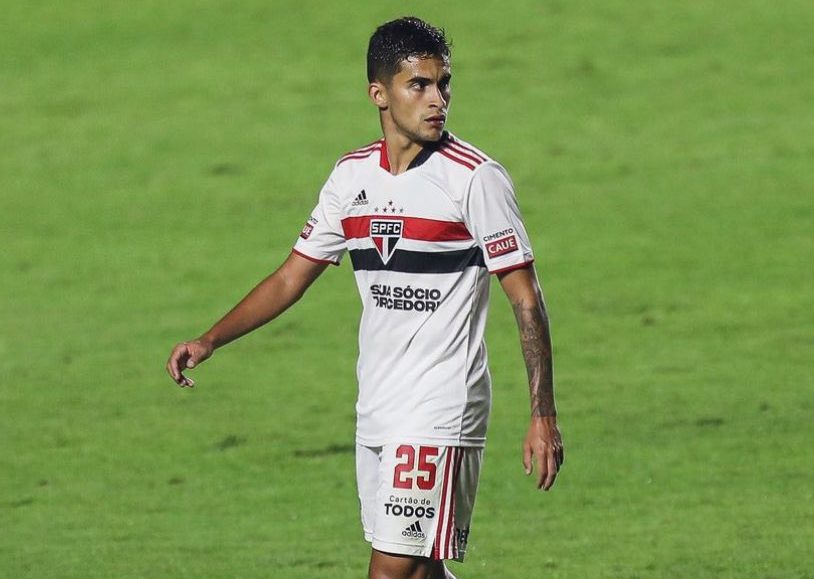 Rodrigo Nestor é o principal garçom do São Paulo entre meio-campistas na temporada. (Foto: Twitter do São Paulo)