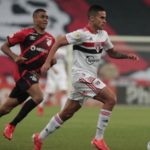 São Paulo derrotou o Athletico Paranaense na Arena da Baixada, no Morumbi, no jogo do primeiro turno do Brasileirão 2021: 2 a 1. (Foto: Twitter do São Paulo)