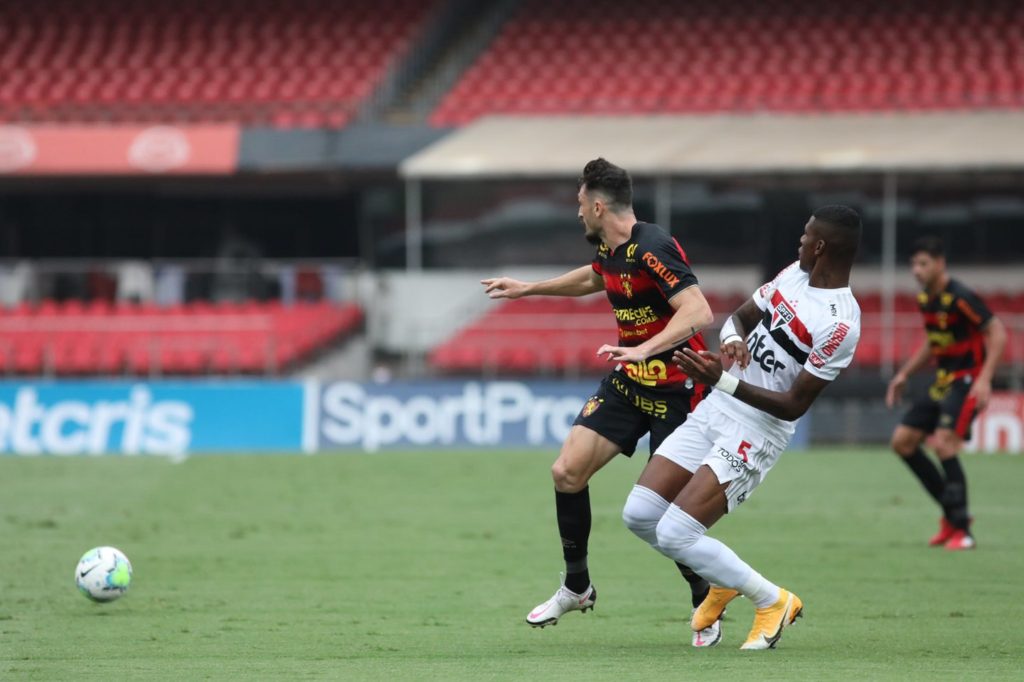 São Paulo venceu Sport no último encontro entre eles no Morumbi por 1 a 0. (Foto: Twitter do São Paulo)