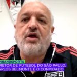 Carlos Belmonte, diretor de futebol do São Paulo, explica como clube valoriza uso dos jogadores da base. (Foto: Twitter do BandSports)