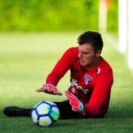 Lucas Perri é destaque pelo Botafogo, depois de ter sido revelado pelo São Paulo. (Foto: Twitter do São Paulo)
