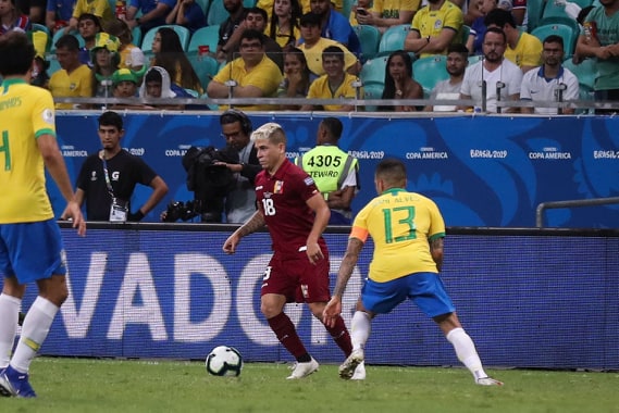 Soteldo é o novo alvo do São Paulo para a temporada 2022. (Foto: Twitter da Conmebol)