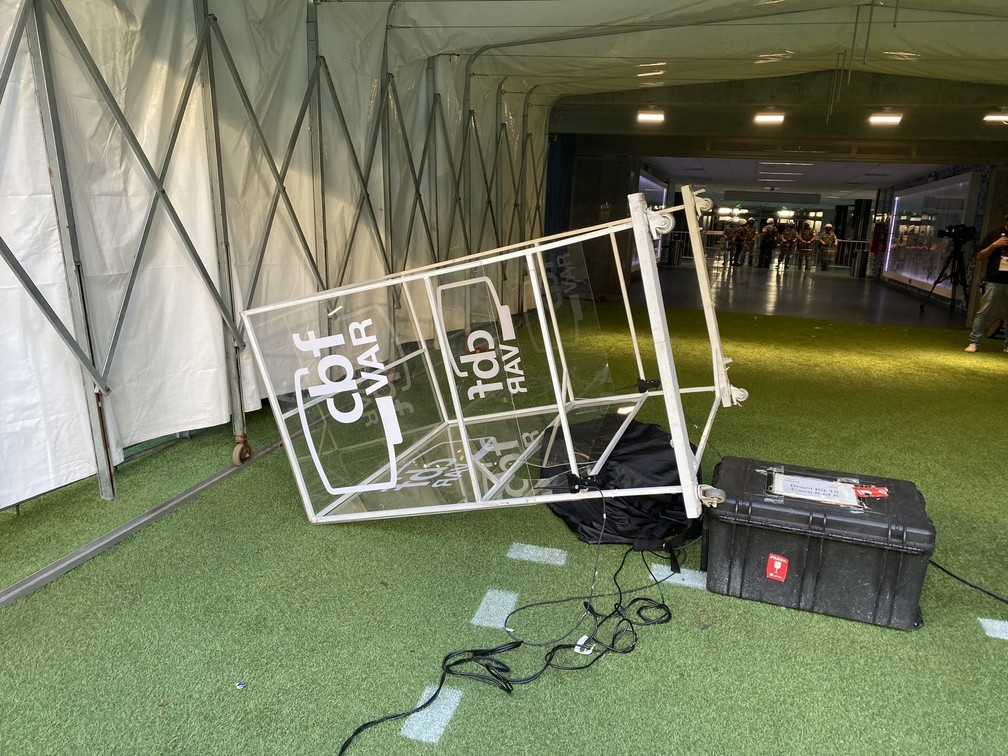 Árbitro de jogo do São Paulo é definido pela CBF. (Foto: Bruno Halpern/RBS TV)