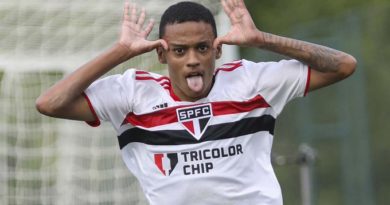 Atacante do Sub-20, Caio será titular pelo São Paulo na Sul-Americana. (Foto: Twitter do São Paulo)