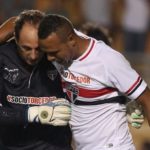 Luís Fabiano e Rogério Ceni são artilheiros do Tricolor na Libertadores. (Foto: Twitter do São Paulo)
