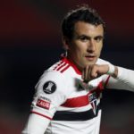 Pablo foi o artilheiro do São Paulo na Era Crespo em 2021. (Foto: Twitter do SPFC)