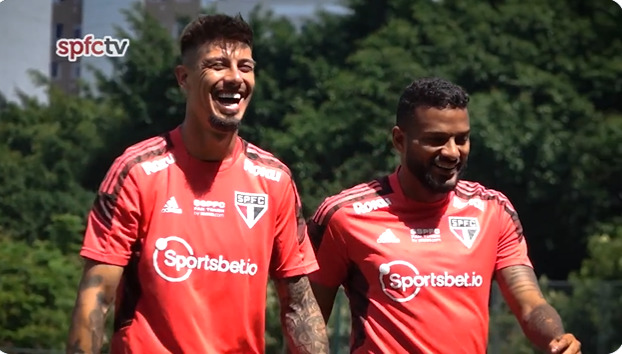 Rigoni está no time que deve ir a campo nesta noite na estreia do São Paulo no Paulistão. (Foto: Twitter do São Paulo)