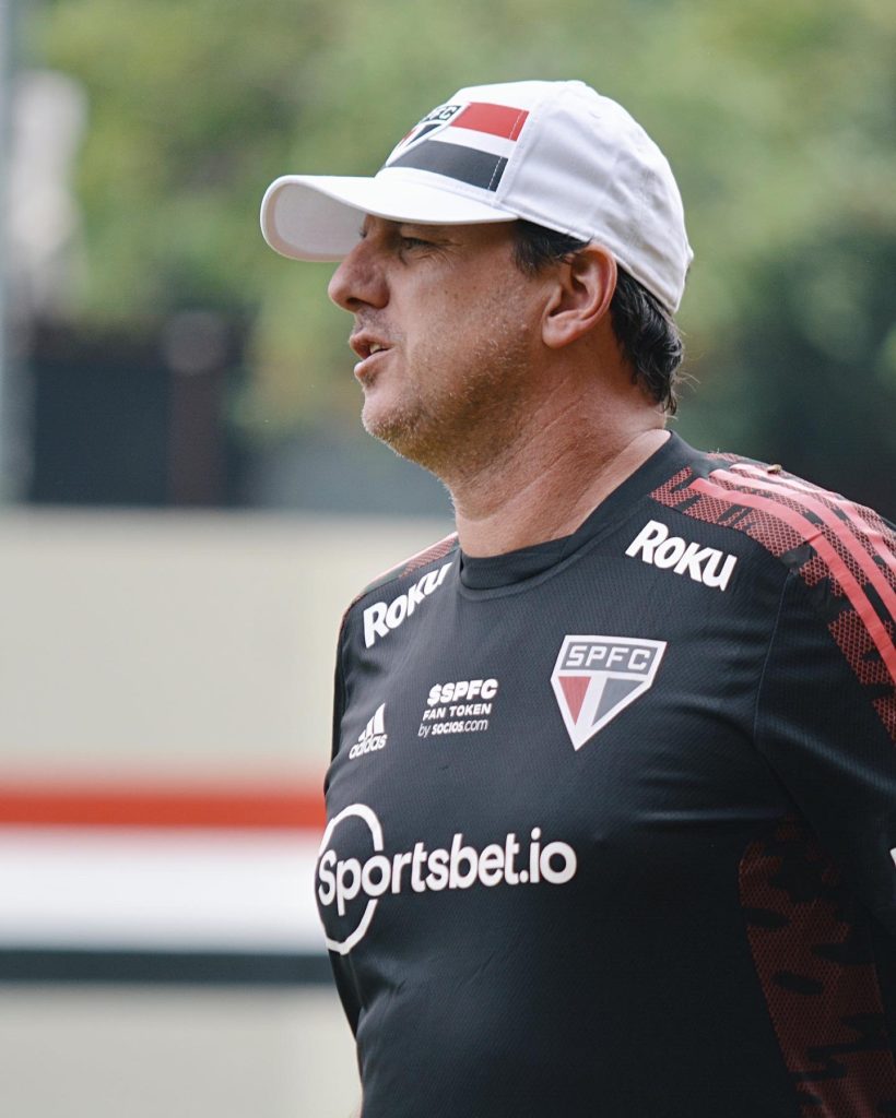 Rogério Ceni não tem atacante de velocidade e começa temporada no São Paulo com perspectiva positiva. (Foto: Twitter do São Paulo)