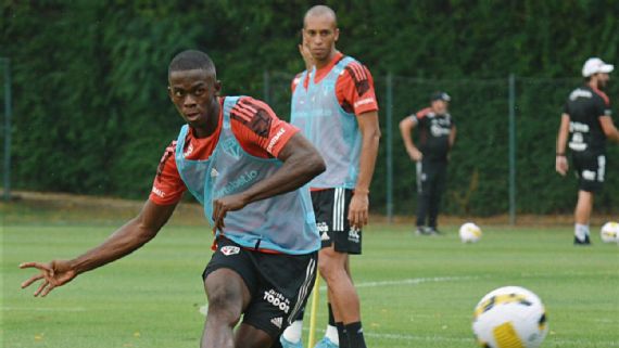 Andrés Colorado é o novo reforço do São Paulo para a temporada 2022. (Foto: Twitter do São Paulo)