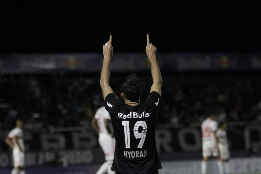 Hyoran joga muito e lidera virada do Red Bull Bragantino sobre São Paulo pelo Paulistão. (Foto: Twitter do Paulistão)
