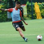 Rigoni está em branco no São Paulo desde outubro e sofre para atuar com consistência com Rogério Ceni. (Foto: Twitter do São Paulo)