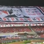 Técnico do São Paulo, Rogério Ceni recebe apoio da Independente antes de jogo contra o Santo André. (Foto: Twitter da Independente)