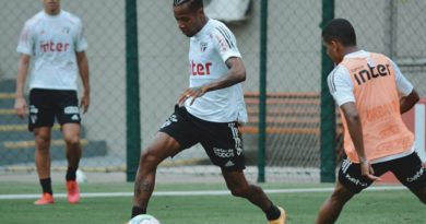 Emprestado pelo São Paulo ao Atlético Mineiro, Tchê Tchê interessa ao Fortaleza em 2022. (Foto: Twitter do São Paulo)