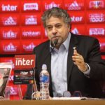 Presidente do São Paulo, Julio Casares, reage à entrevista de Rogério Ceni. (Foto: Twitter do São Paulo)