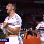 Calleri decide e São Paulo derrota Palmeiras no Morumbi. (Foto: YouTube do Paulistão)