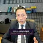 Eduardo Carlezzo afirma que FIFA é quem decide sobre questão legal de jogadores que jogam na Ucrânia. São Paulo quer David Neres. (Foto: Reprodução/SporTV)
