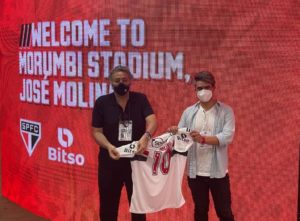 São Paulo trabalha para naming rights do Morumbi. (Foto: Twitter de Julio Casares)