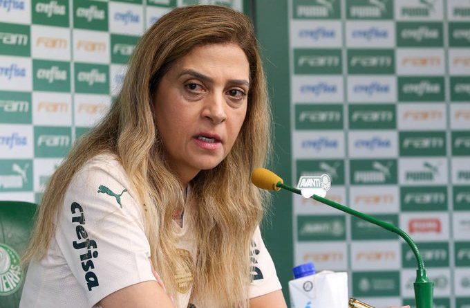 Leila Pereira adota postura de vítima e esquenta Palmeiras x São Paulo. (Foto: Twitter do Palmeiras)