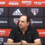 Técnico Rogério Ceni se mostra contrariado com vazamento e diz que não quer mais Pedrinho. (Foto: Twitter do São Paulo)