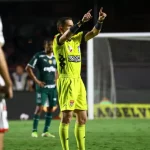 Árbitro Douglas Marques Flores apitou pênalti para São Paulo e Palmeiras critica marcação. (Foto: AGIF)