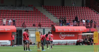 São Paulo treinou no CT de Barra Funda para partida contra São Bernardo. (Foto: Twitter do São Paulo)