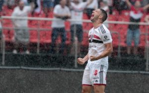 Calleri é o artilheiro do São Paulo no Paulistão, com oito gols marcados. (Foto: Twitter do São Paulo)