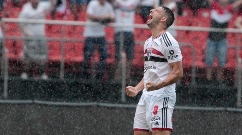 Calleri é o artilheiro do São Paulo no Paulistão, com oito gols marcados. (Foto: Twitter do São Paulo)