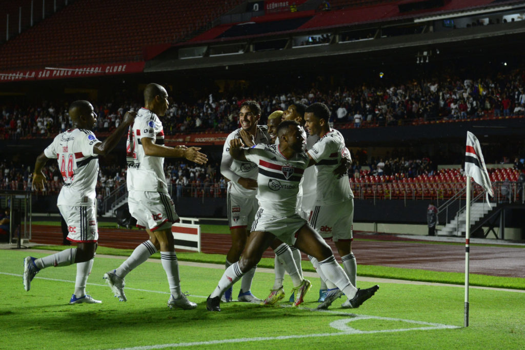 São Paulo vence Everton e abre vantagem na liderança do grupo na Copa Sul-Americana. (Foto: Twitter da Sudamericana)