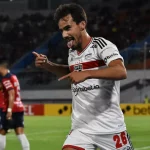 Com gol de Igor Gomes, São Paulo vence Wilstermann e está próximo da classificação na Copa Sudamericana. (Foto: Twitter da Sudamericana)