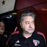 Presidente do São Paulo, Julio Casares, prioriza pagamento de dívidas. (Foto: Twitter do São Paulo)