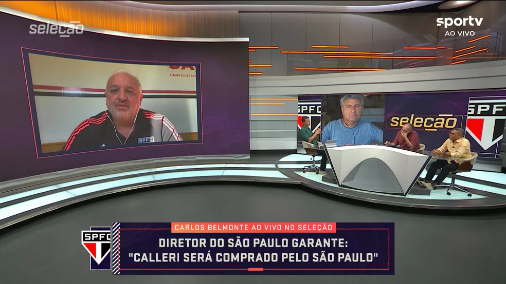Carlos Belmonte revela cobranças de Rogério Ceni no São Paulo. (Foto: Reprodução/SporTV)