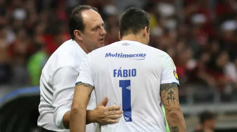 Rogério Ceni e Fábio trabalharam juntos no Cruzeiro. (Foto: Twitter do Cruzeiro)