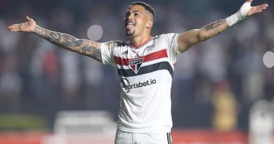 Luciano decide e São Paulo volta a vencer no Brasileirão. (Foto: Twitter do São Paulo)