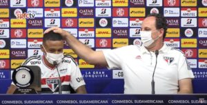 Caio é valorizado por Rogério Ceni no São Paulo. (Foto: Twitter do São Paulo)