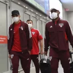 São Paulo chega ao Chile e sente terra tremer. (Foto: Twitter do São Paulo)