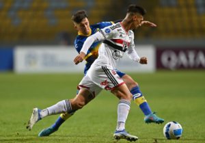 Rigoni caiu em desgraça no São Paulo em 2022. (Foto: Twitter da Sudamericana)