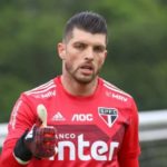 Tiago Volpi é reserva do São Paulo em 2022. (Foto: Twitter do São Paulo)
