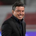 Marcelo Gallardo, técnico do River Plate, duelo contra o São Paulo no mercado da bola. (Foto: Twitter do River Plate)