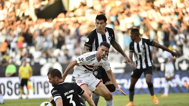 São Paulo tem pênalti sonegado contra Botafogo e Neto fica pistola. (Foto: Twitter do São Paulo)