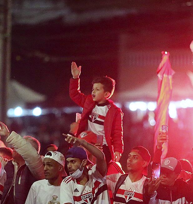 Torcida do São Paulo dá show e deve lotar Morumbi pela Copa do Brasil. (Foto: Twitter do São Paulo)