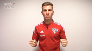 Galoppo é anunciado pelo São Paulo. (Foto: Twitter do São Paulo)