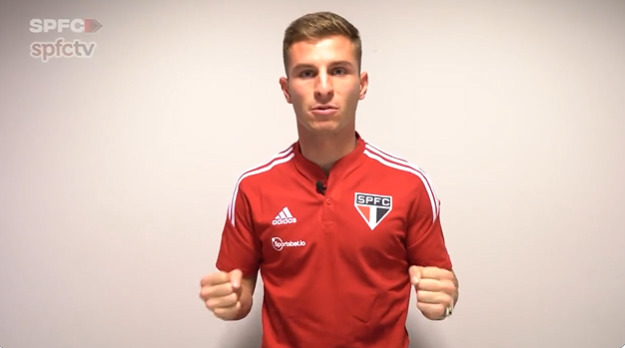 Galoppo é anunciado pelo São Paulo. (Foto: Twitter do São Paulo)