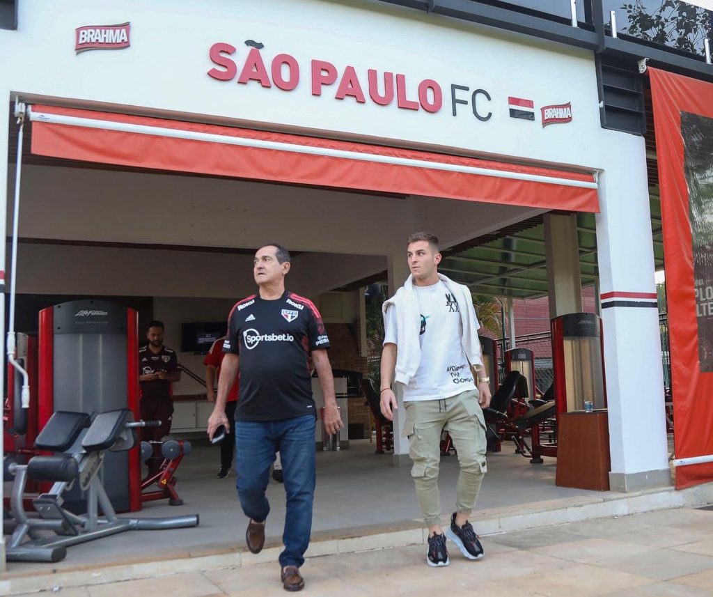 Galoppo é anunciado pelo São Paulo. (Foto: Twitter do São Paulo)